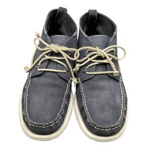 Ugg Blue Suede Chucka Shoes Sz 12 Moc Beach Leather Style# 10015002 Mens